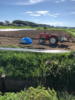 ①貸し農園の全景(西側から見ています)